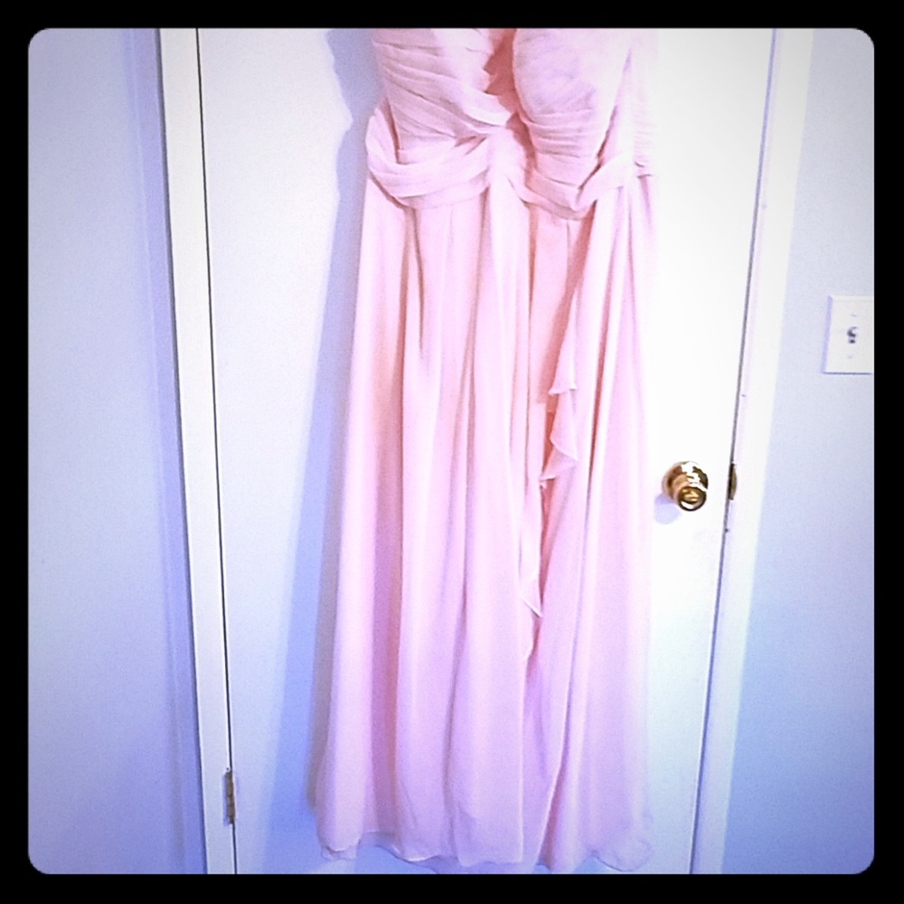 Blush Chiffon Bridesmaid dress